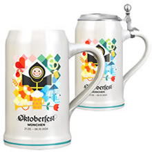 Offizieller Oktoberfestkrug 2024 - New Munich Beer Stein - Official Festival Mug